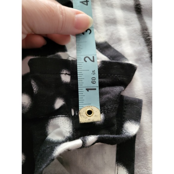 Fox Racing Shorts Womens Sz: 5 Black White Polka Dot High Waisted Zip Front Moto - Picture 9 of 10